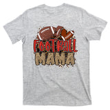 Cute Leopard Print Football Mama T-Shirt
