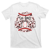 Cute Leopard Print Tee Ball Mom T-Shirt