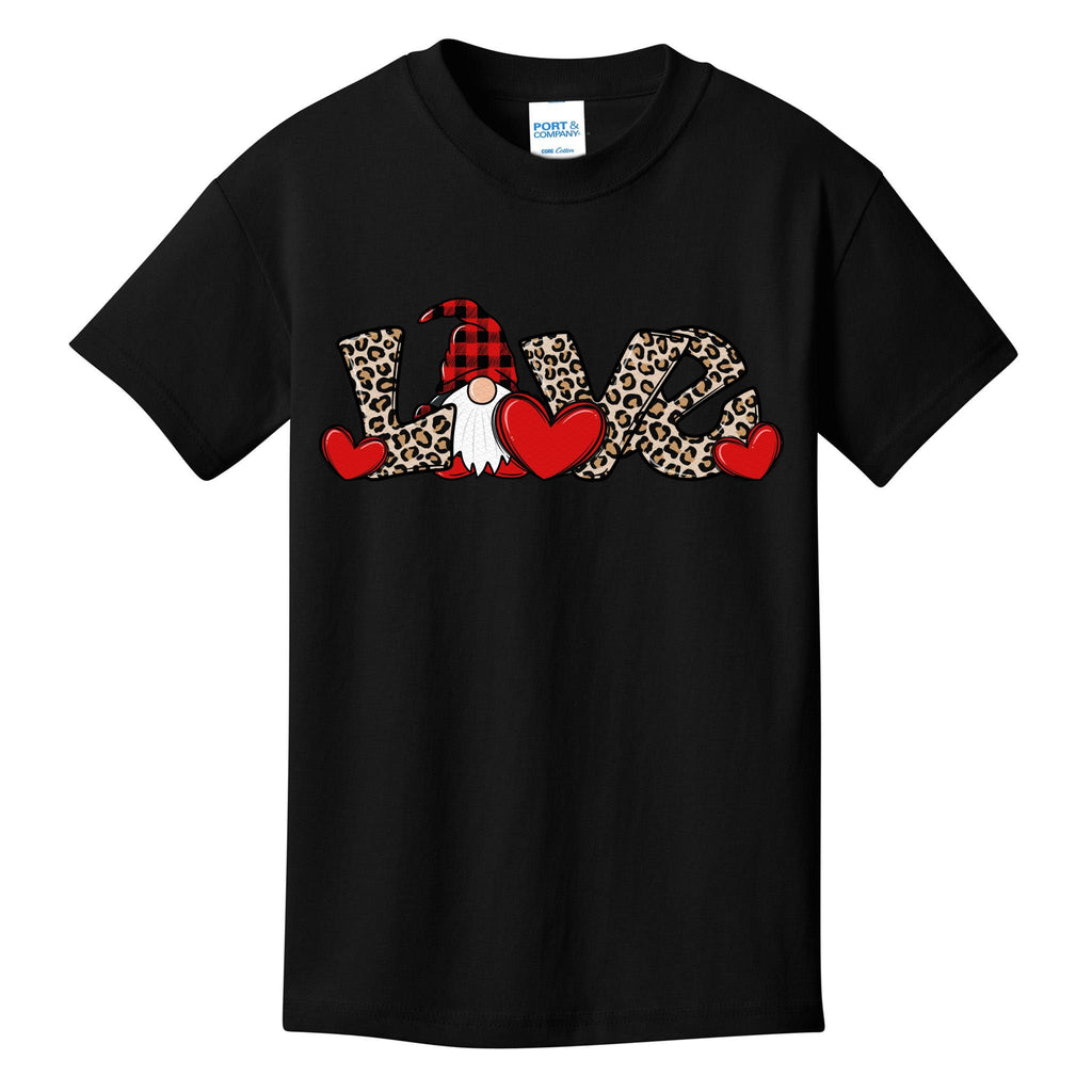 Cute Love Valentines Day Gnome Kids T-Shirt