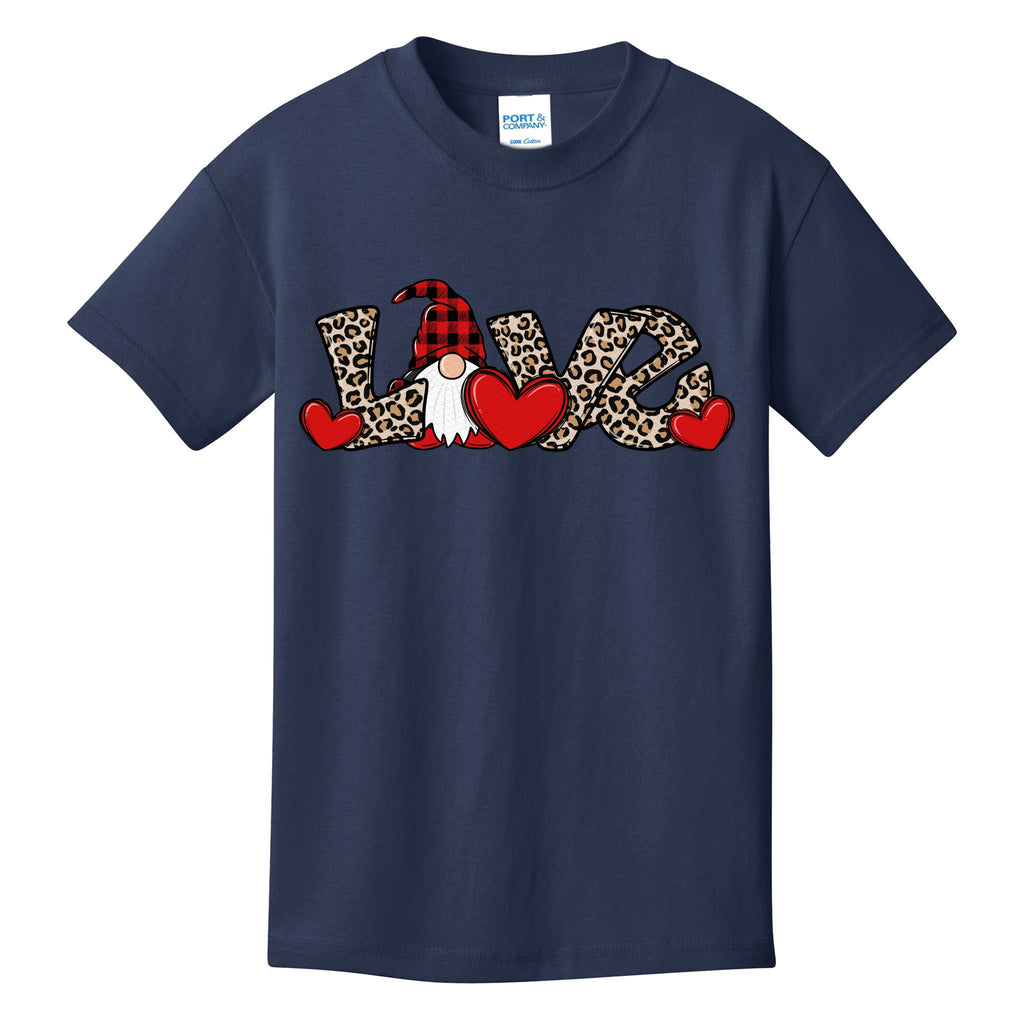 Cute Love Valentines Day Gnome Kids T-Shirt