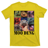 Colorful Moo Deng Retro Photo Hippo T-Shirt