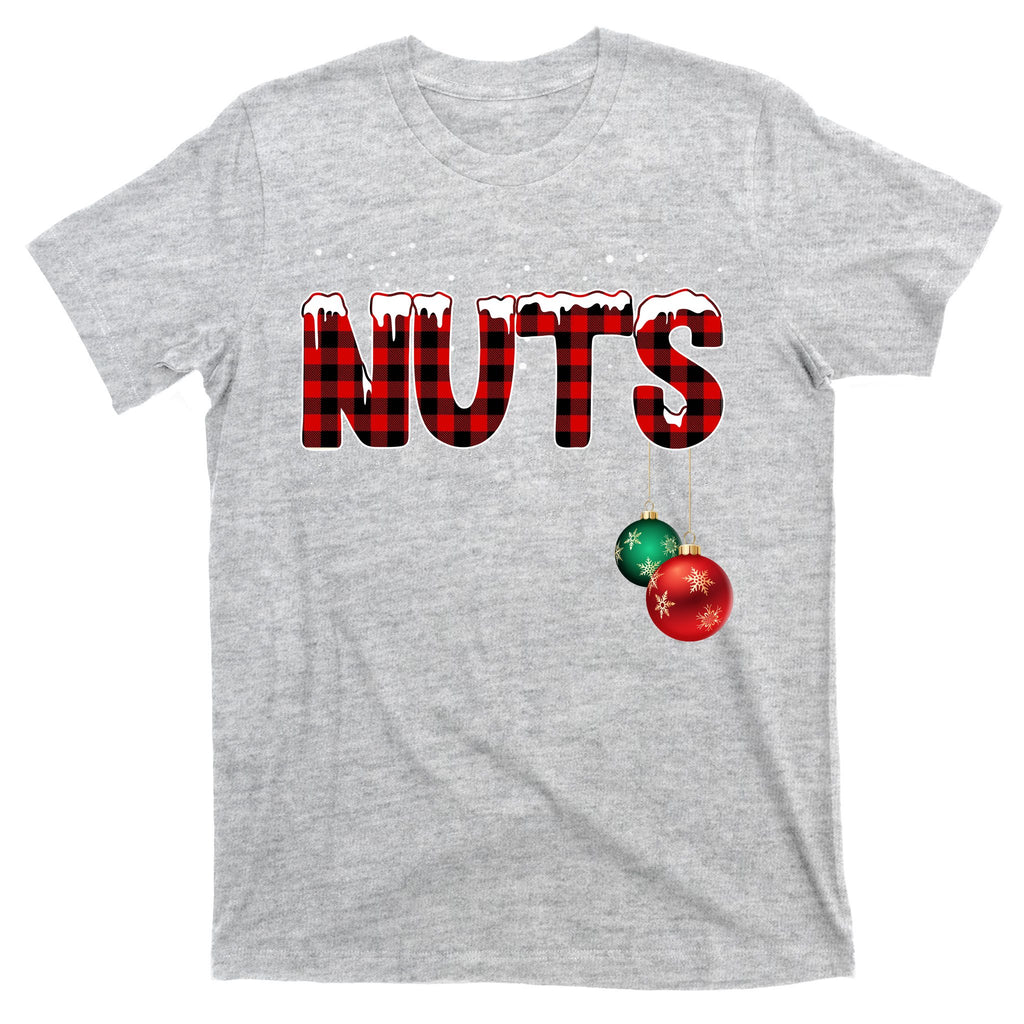 Chest Nuts Funny Matching Chestnuts Christmas Couples T-Shirt