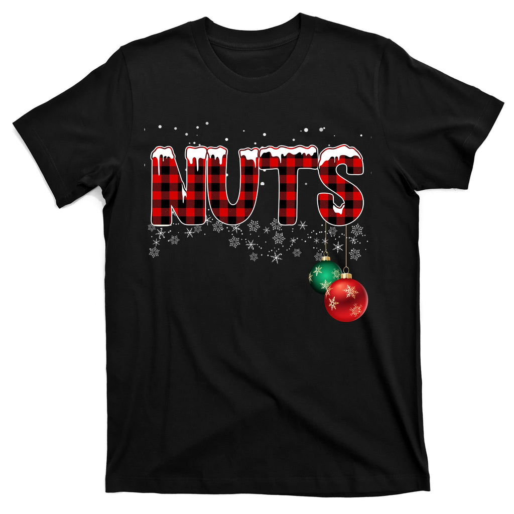 Chest Nuts Funny Matching Chestnuts Christmas Couples T-Shirt
