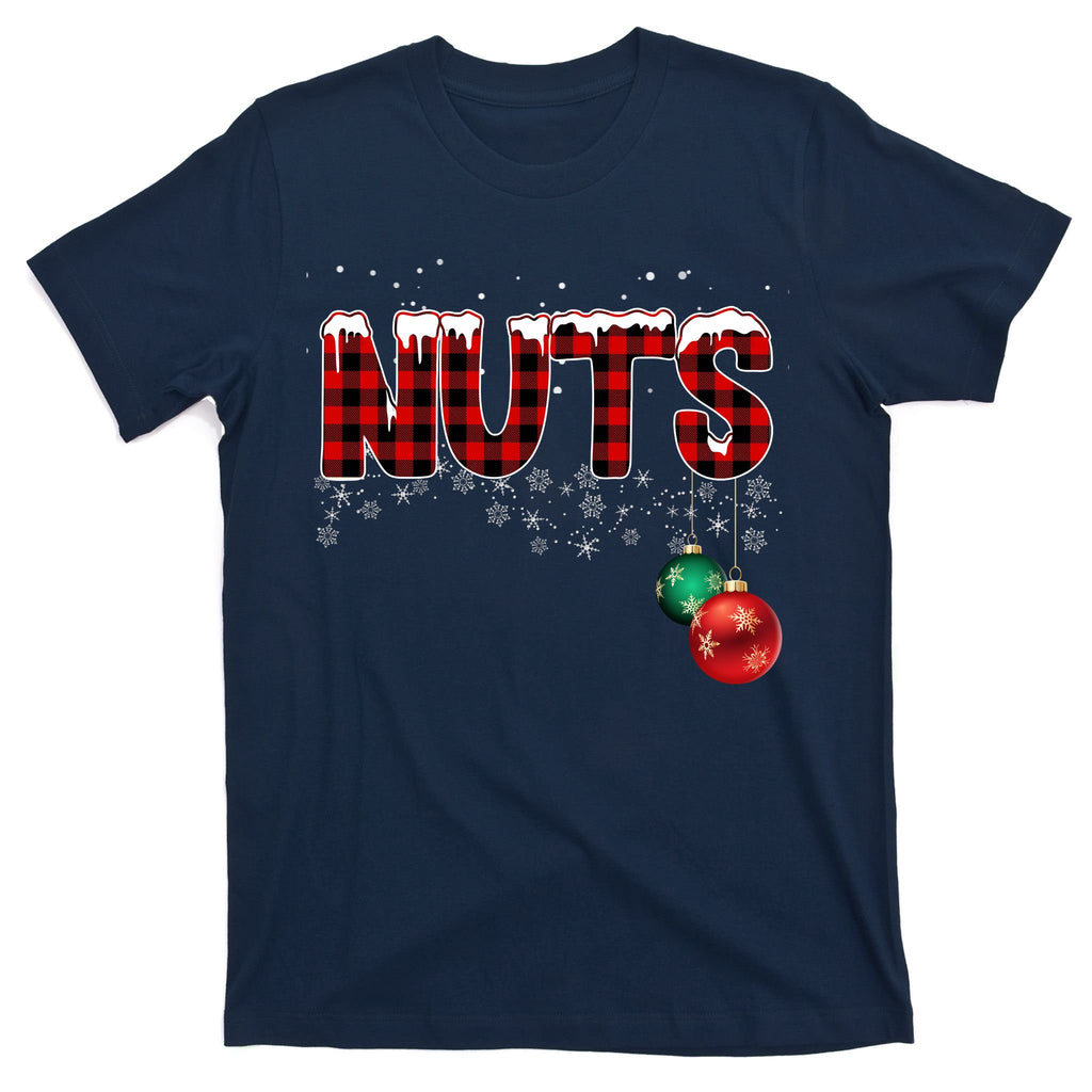 Chest Nuts Funny Matching Chestnuts Christmas Couples T-Shirt