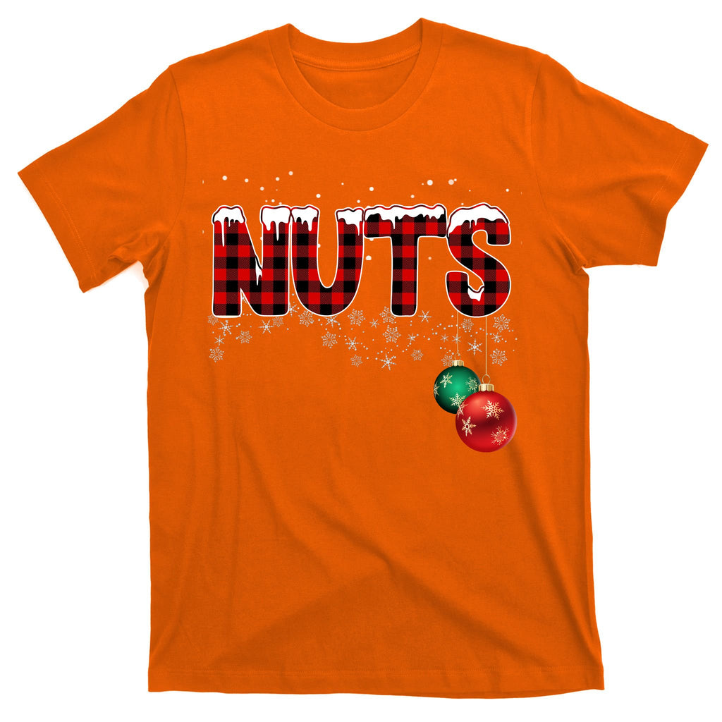 Chest Nuts Funny Matching Chestnuts Christmas Couples T-Shirt