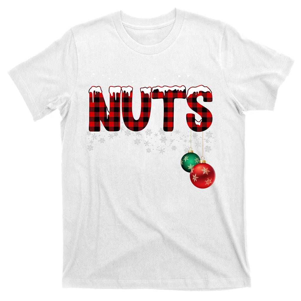 Chest Nuts Funny Matching Chestnuts Christmas Couples T-Shirt