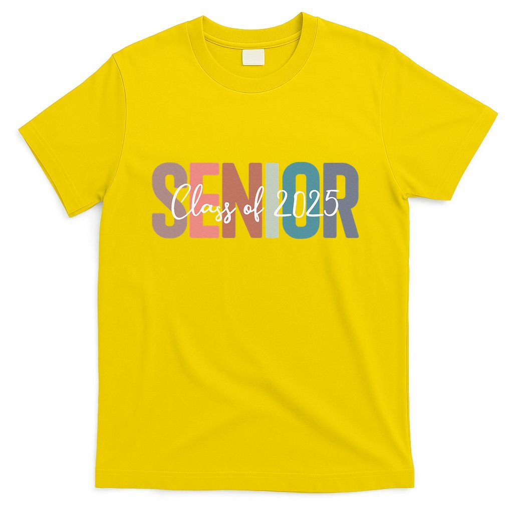 Class Of 2025 Senior Graduation Back To School Graduate Gift T-Shirt