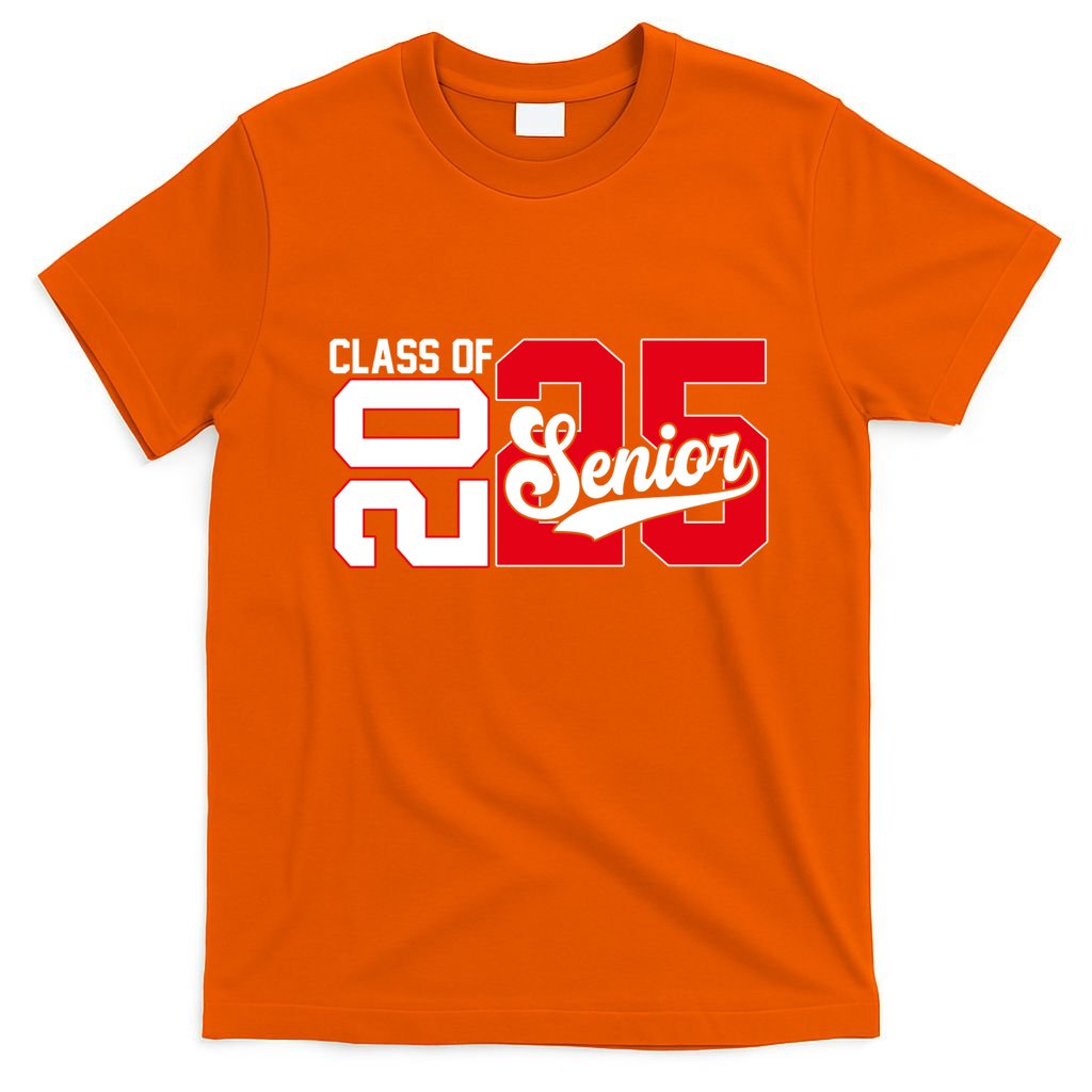 Class Of 2025 Senior Graduation 2025 Back To School Red Gift T-Shirt