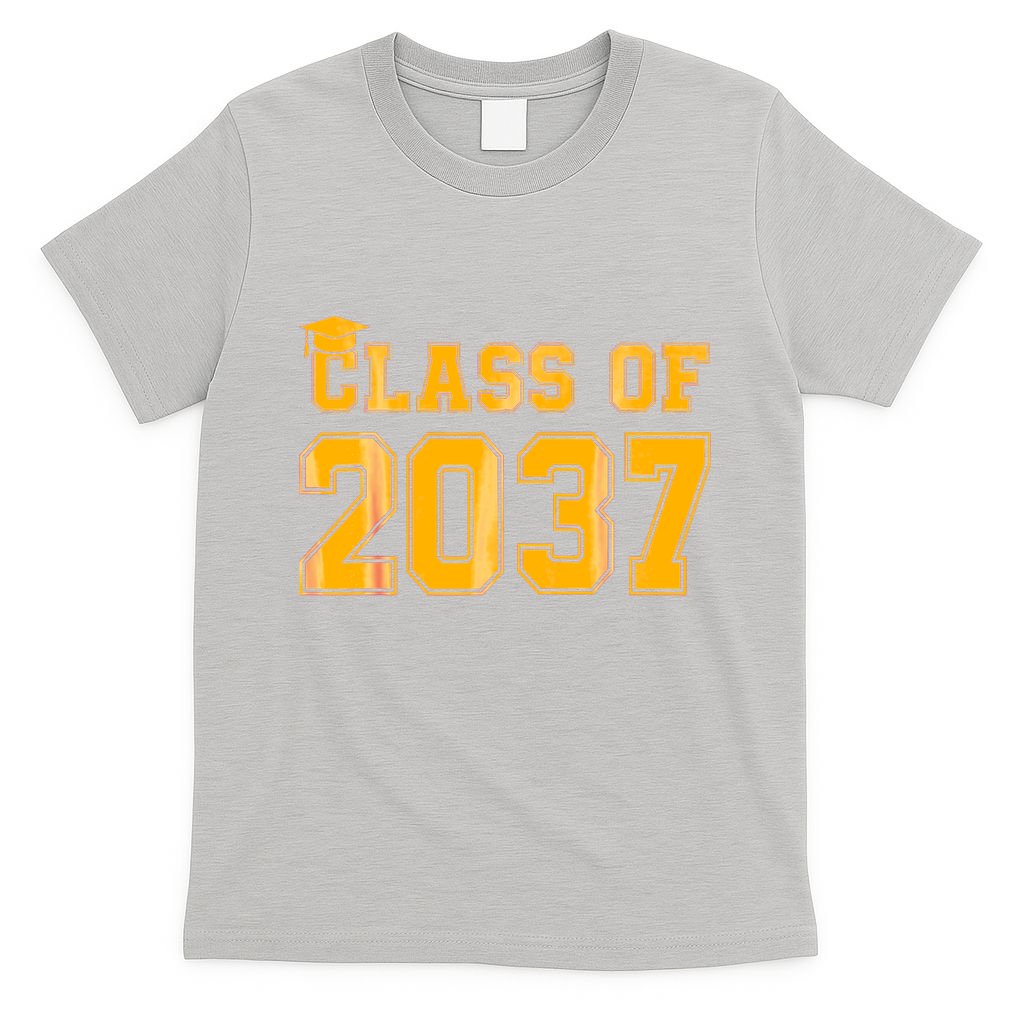 Class Of 2037 Pre K Grow With Me Graduation Back To School Gifts Tees T-Shirt