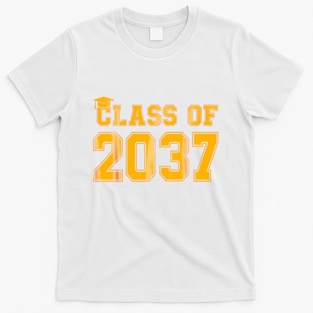 Class Of 2037 Pre K Grow With Me Graduation Back To School Gifts Tees T-Shirt