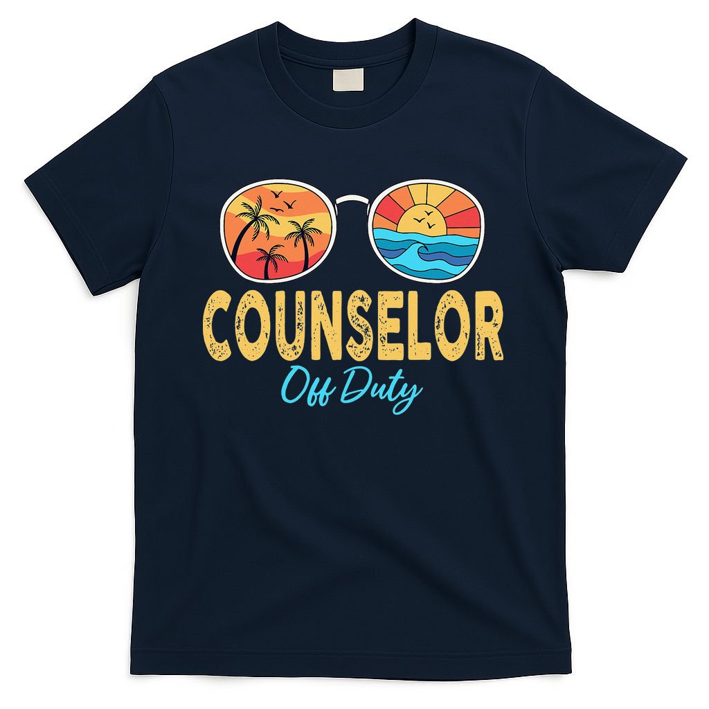 Counselor Off Duty Happy Last Day Of School Summer T-Shirt