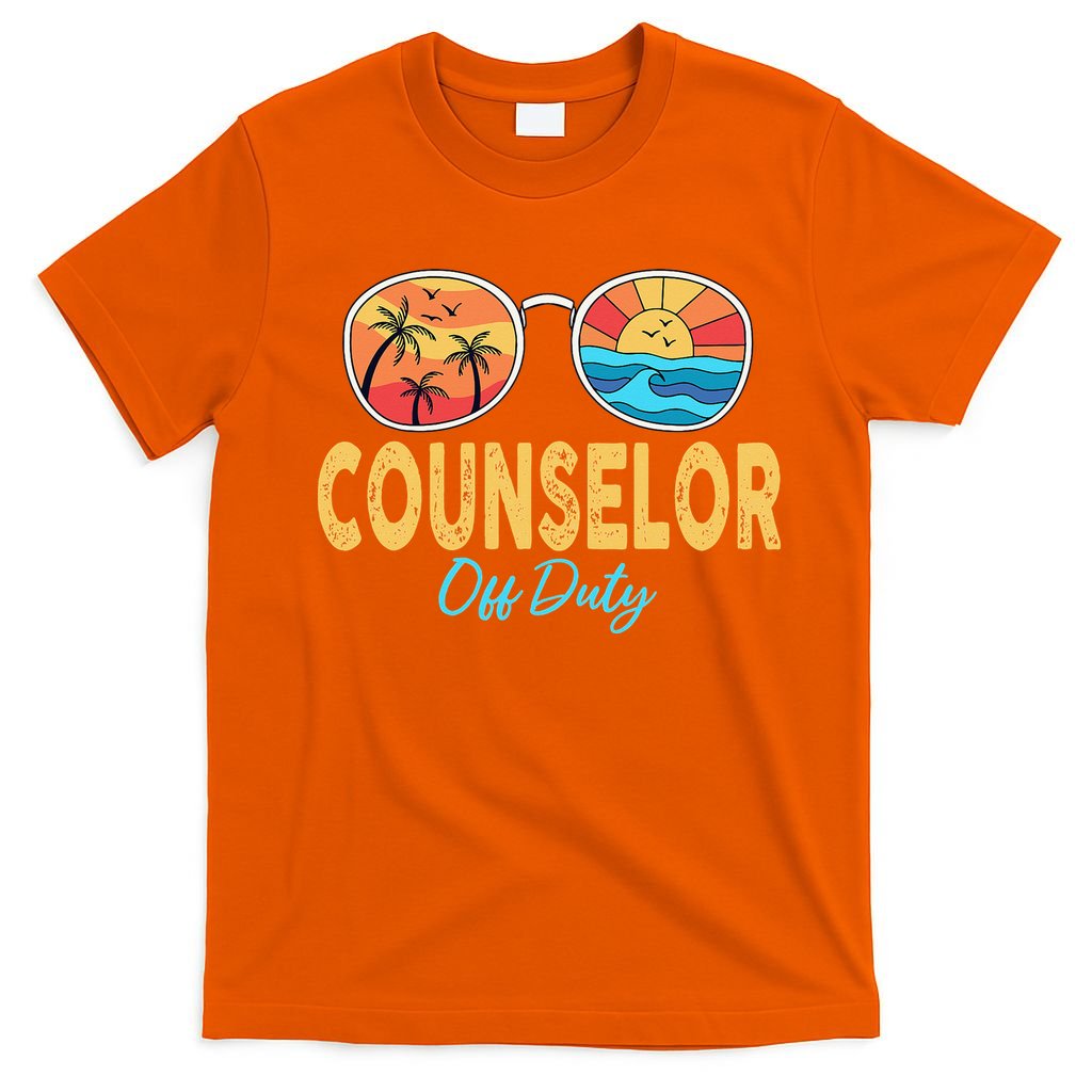 Counselor Off Duty Happy Last Day Of School Summer T-Shirt