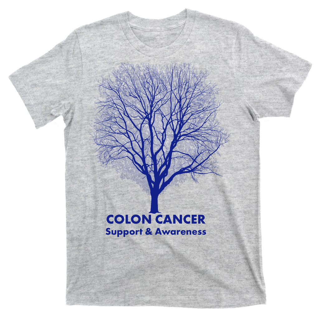 Colon Cancer Awareness Tree T-Shirt