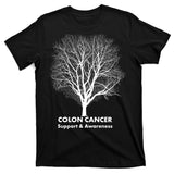 Colon Cancer Awareness Tree T-Shirt