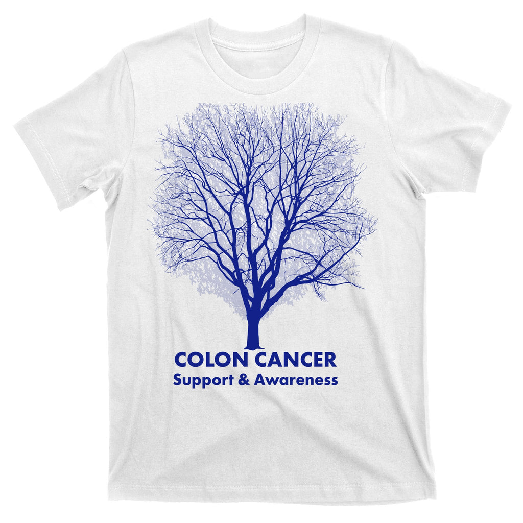 Colon Cancer Awareness Tree T-Shirt