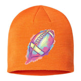 Colorful Football Graphic Sustainable Beanie
