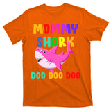 Colorful Mommy Shark Doo Doo Doo T-Shirt