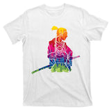 Cool Colorful Samurai Katana T-Shirt