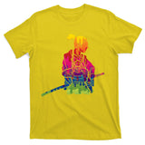 Cool Colorful Samurai Katana T-Shirt