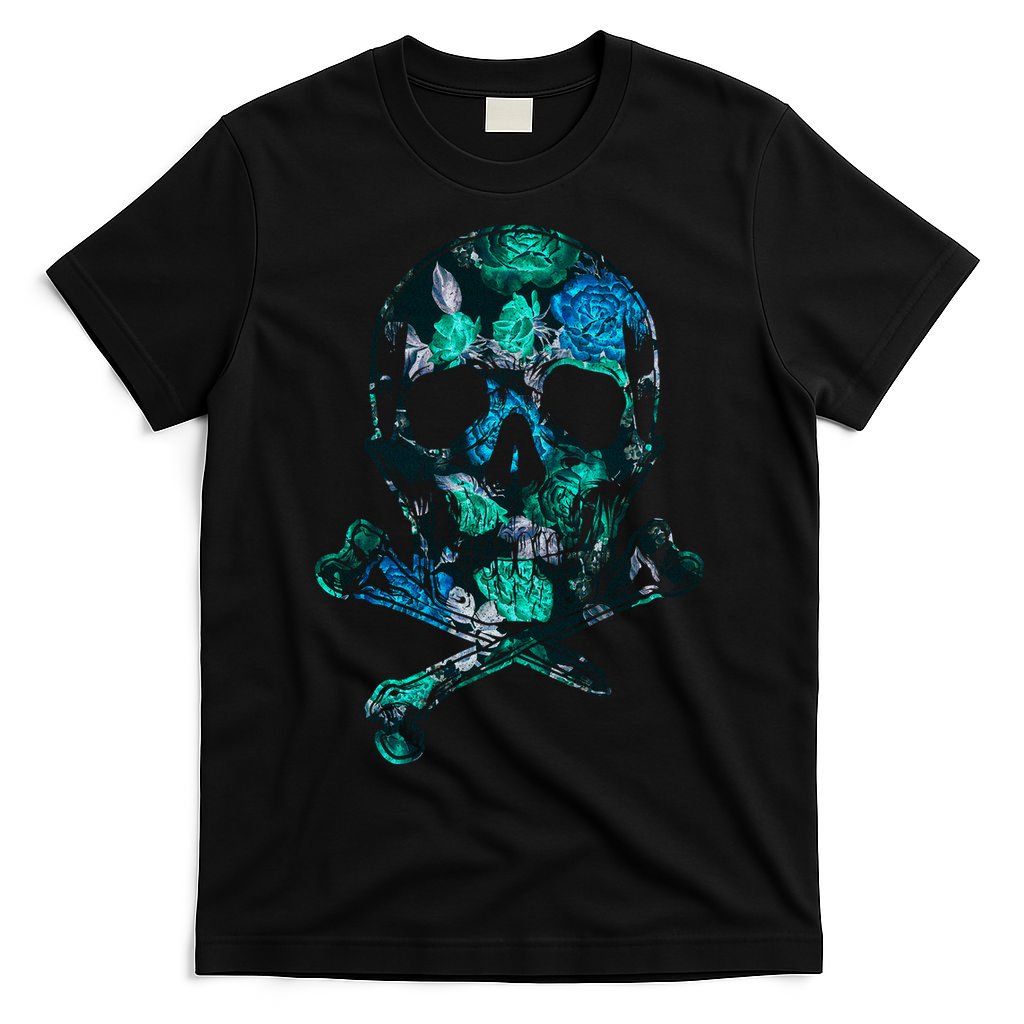 Cool Summer Graphic Skull T-Shirt