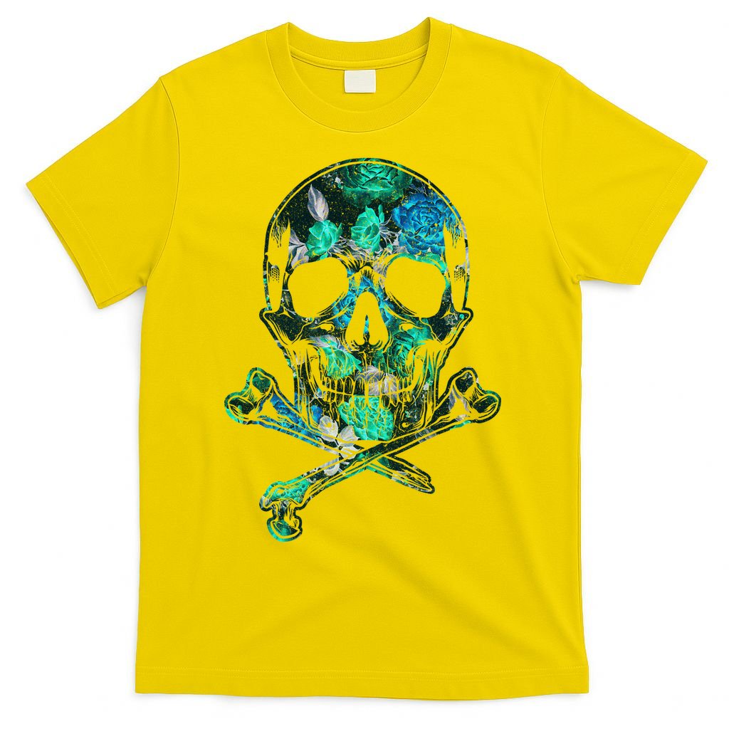 Cool Summer Graphic Skull T-Shirt