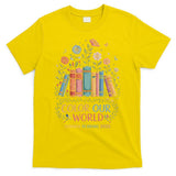 Color Our World Summer Reading 2025 Book Wildflowers Funny T-Shirt