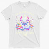 Color Our World Summer Reading Program 2025 Cute Axolotl Gift T-Shirt
