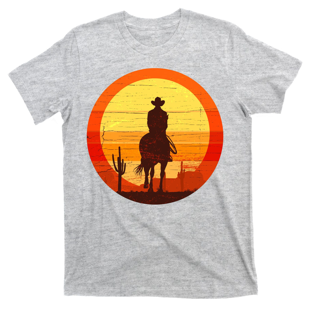 Cowboy Gamer Sunset T-Shirt