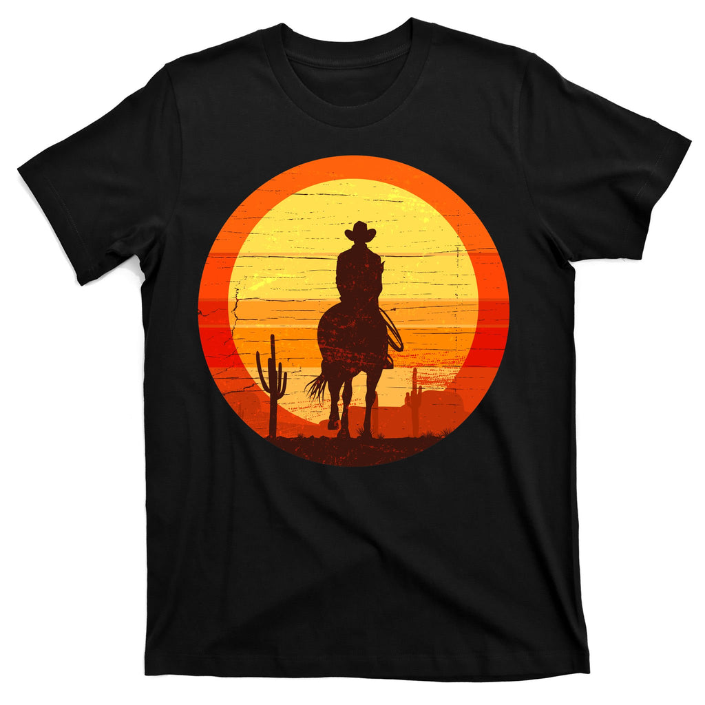 Cowboy Gamer Sunset T-Shirt