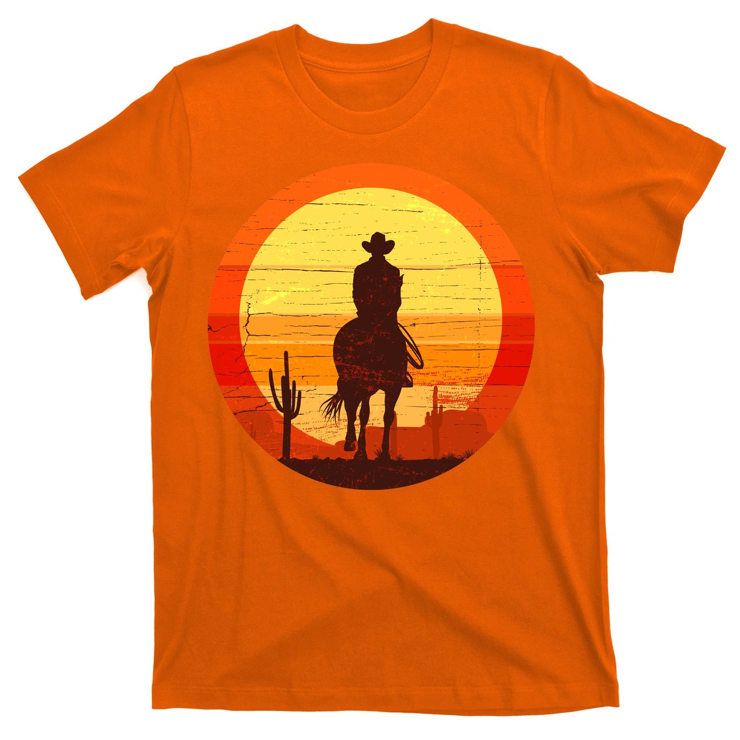 Cowboy Gamer Sunset T-Shirt