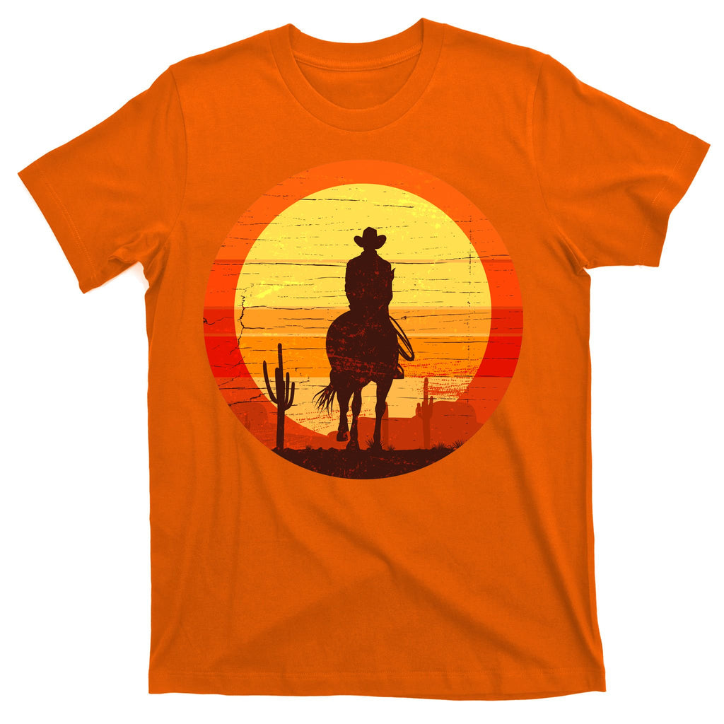 Cowboy Gamer Sunset T-Shirt