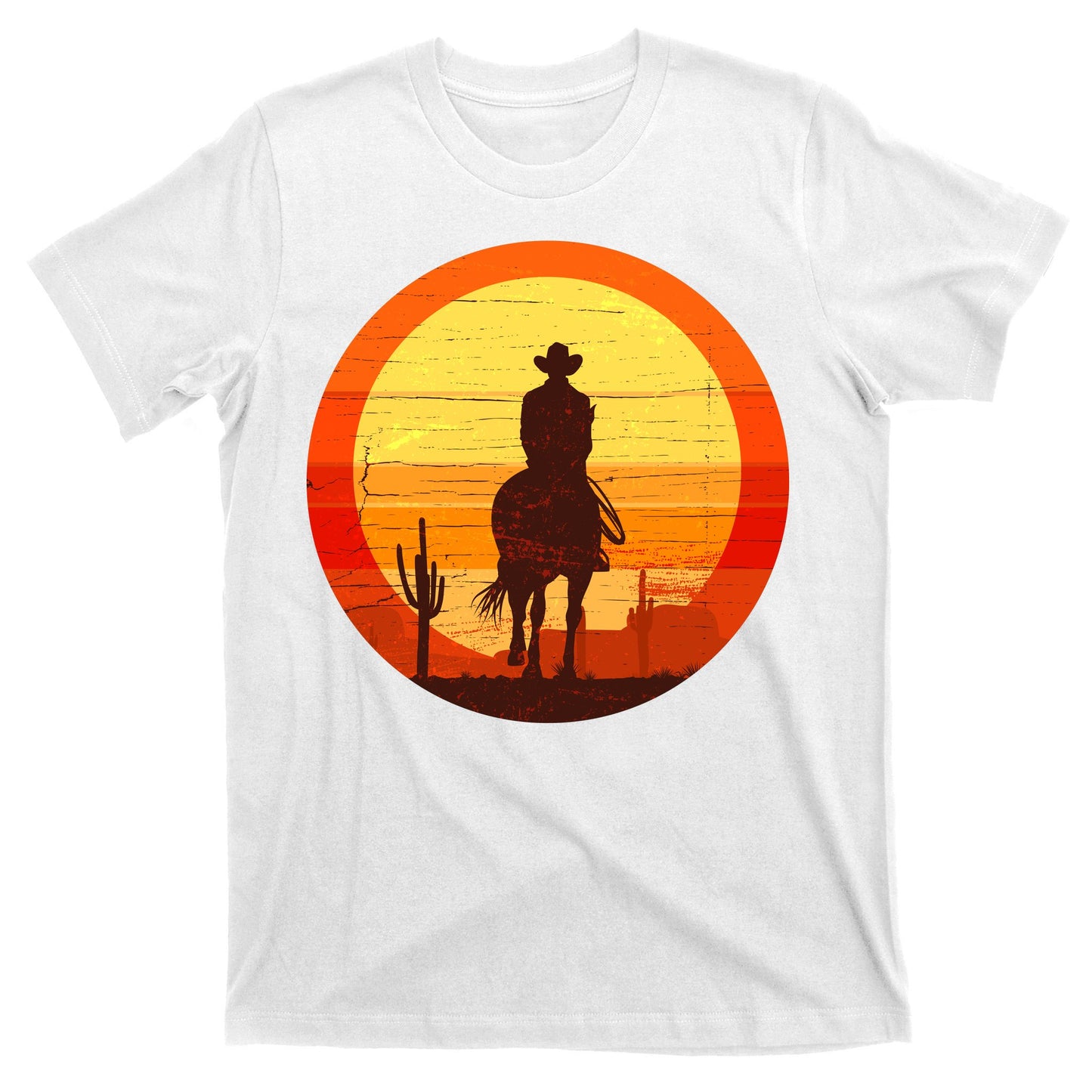 Cowboy Gamer Sunset T-Shirt