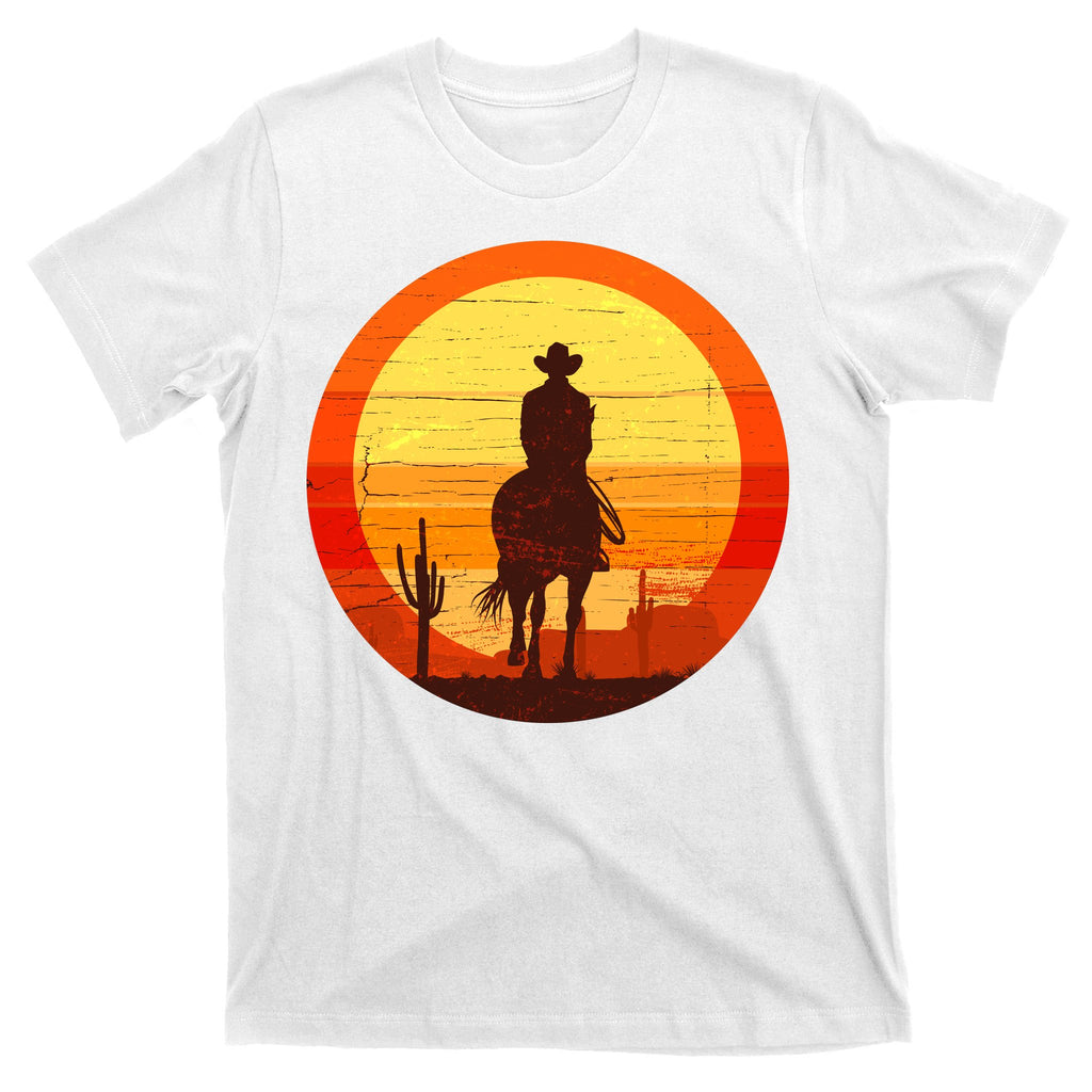 Cowboy Gamer Sunset T-Shirt