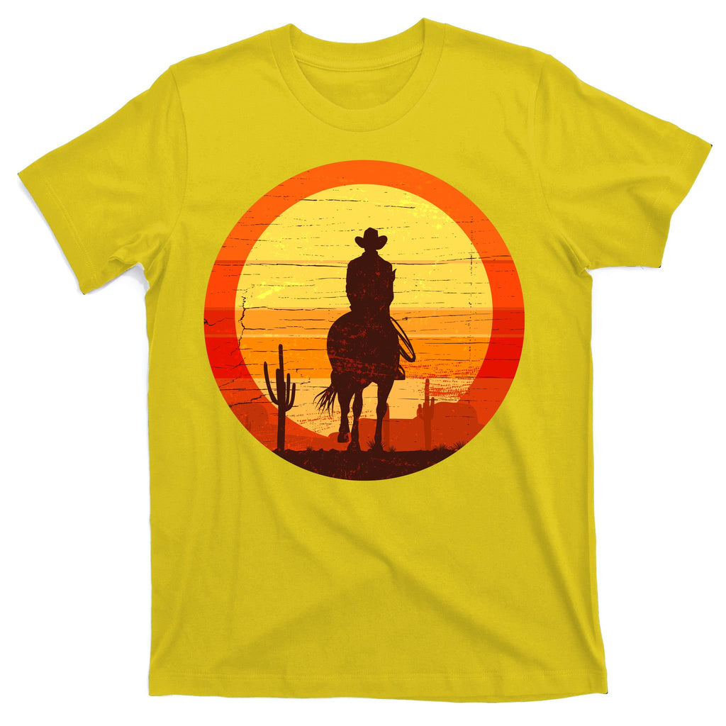 Cowboy Gamer Sunset T-Shirt