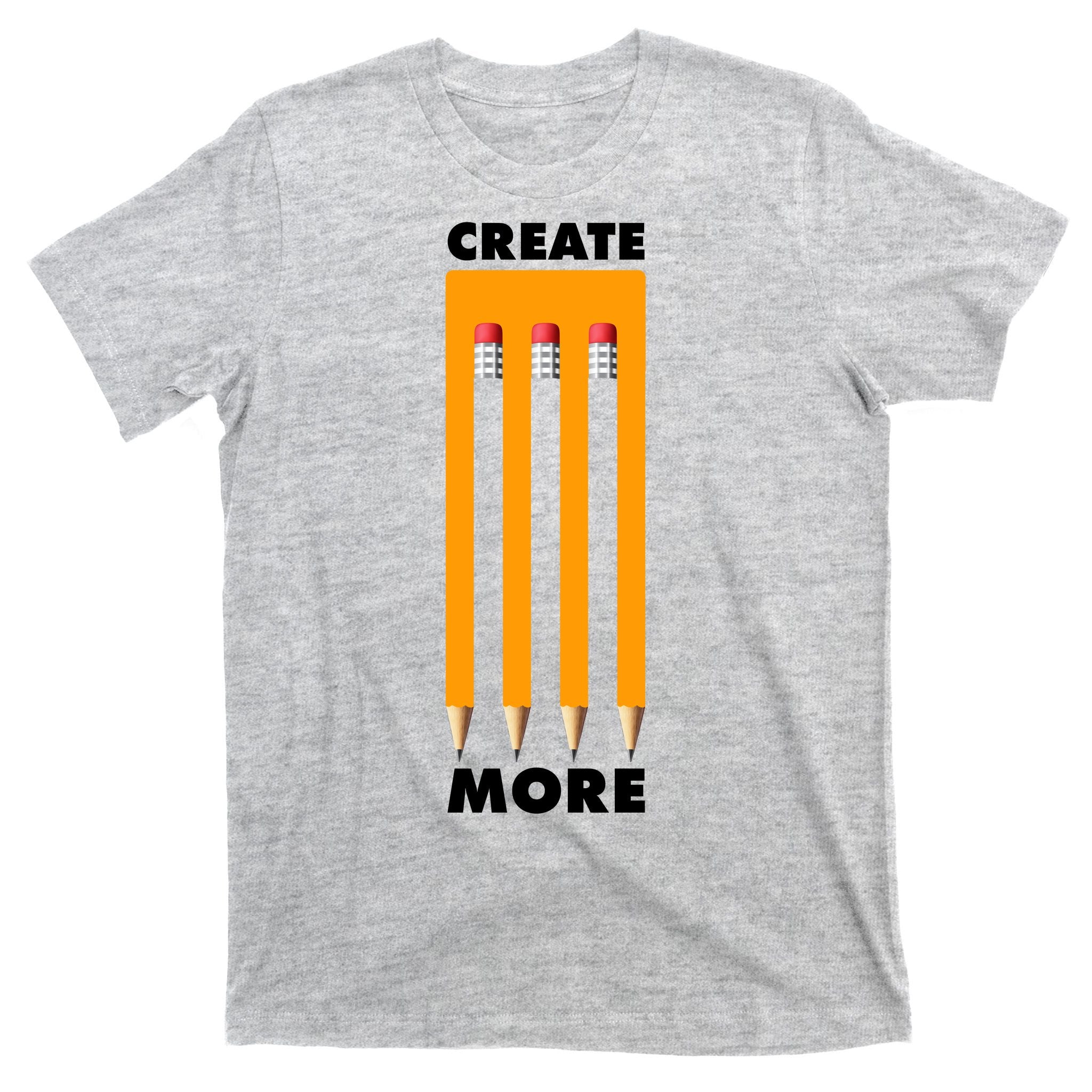 Create More Optical Illusion Pencils T-Shirt
