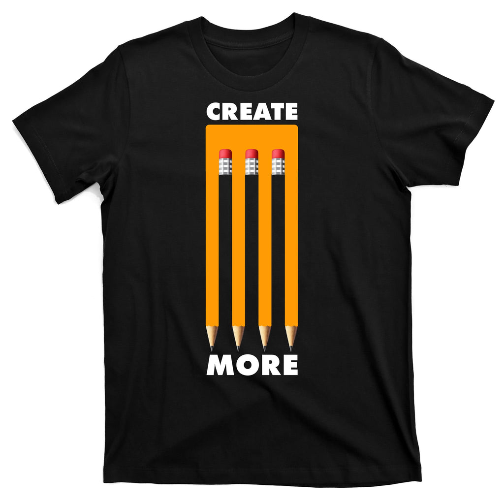 Create More Optical Illusion Pencils T-Shirt