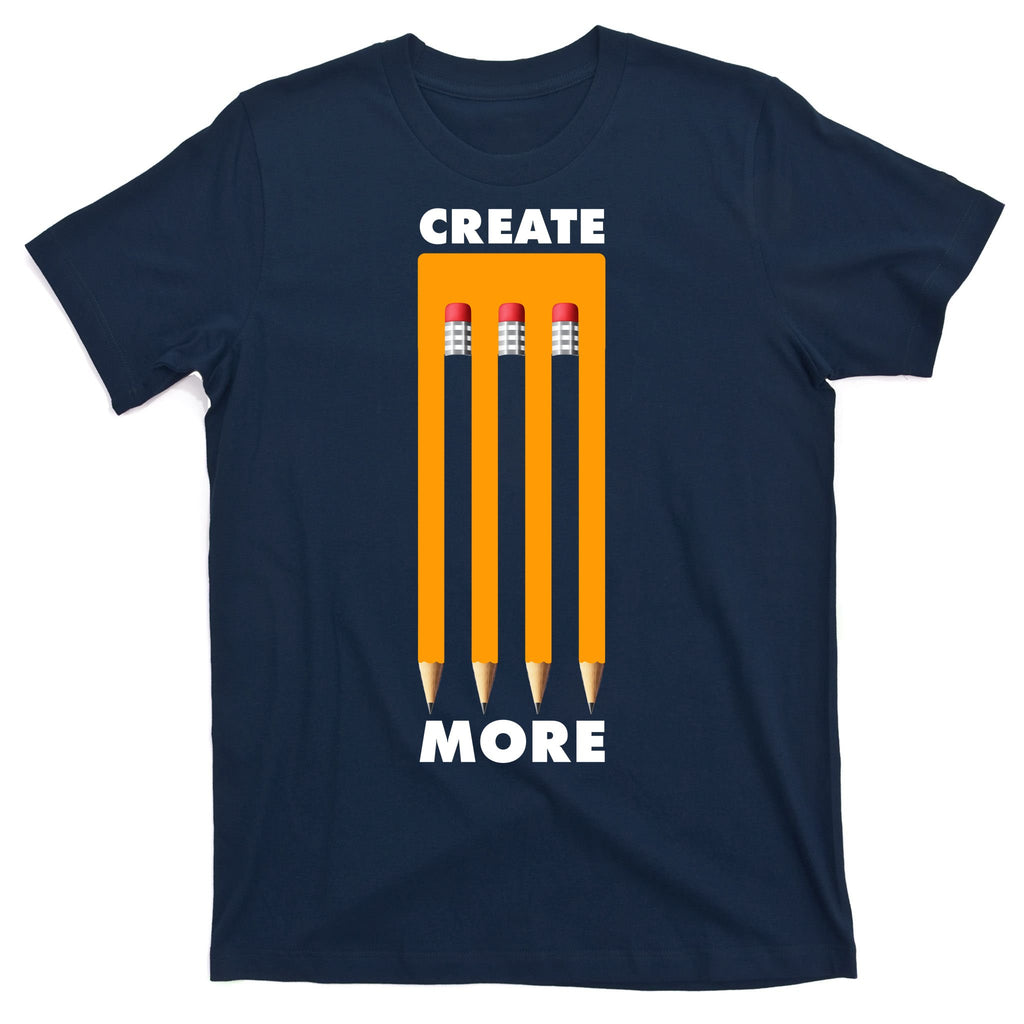 Create More Optical Illusion Pencils T-Shirt