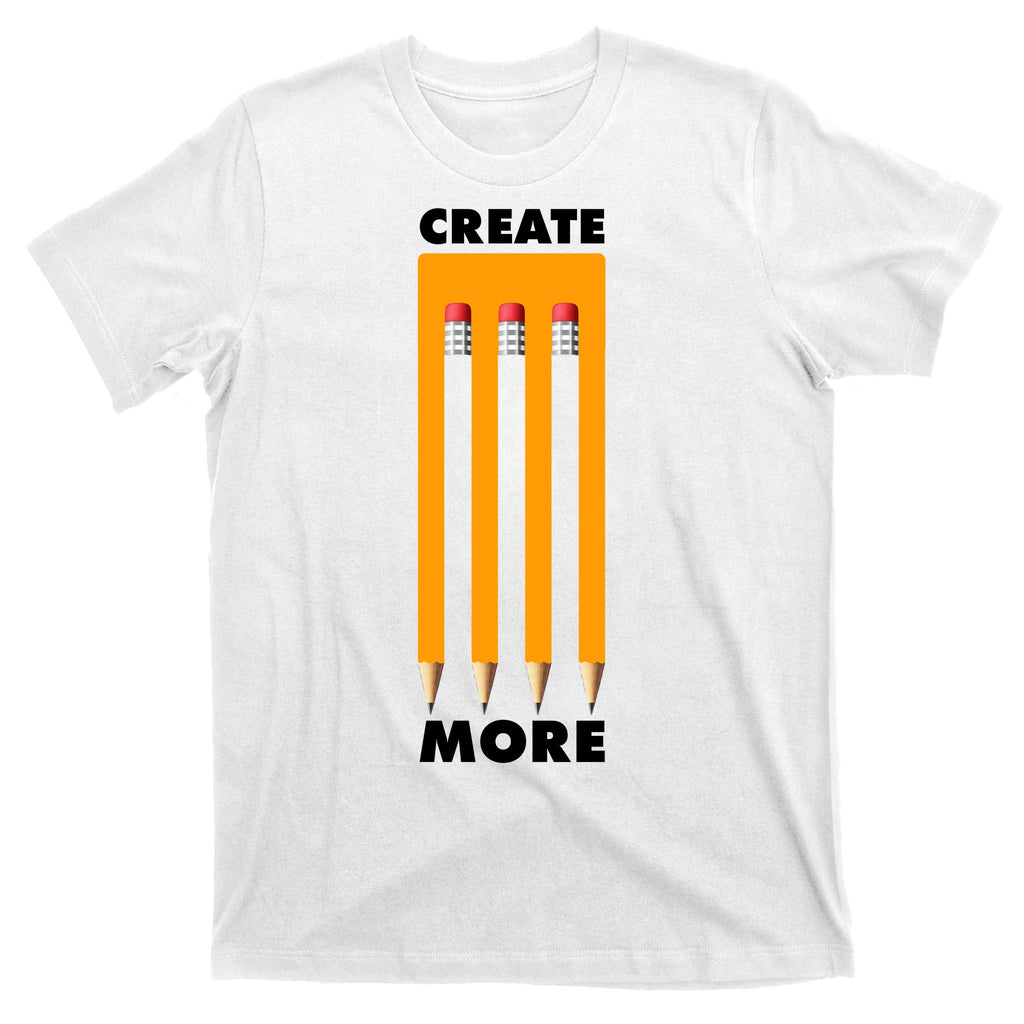 Create More Optical Illusion Pencils T-Shirt