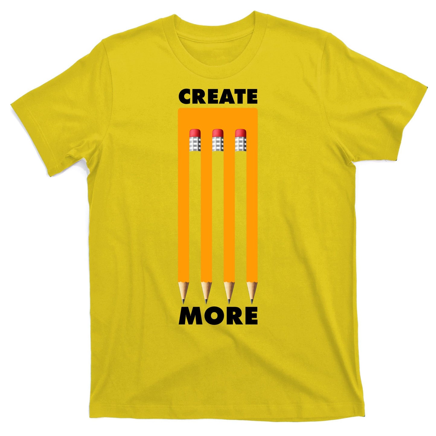 Create More Optical Illusion Pencils T-Shirt