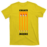 Create More Optical Illusion Pencils T-Shirt