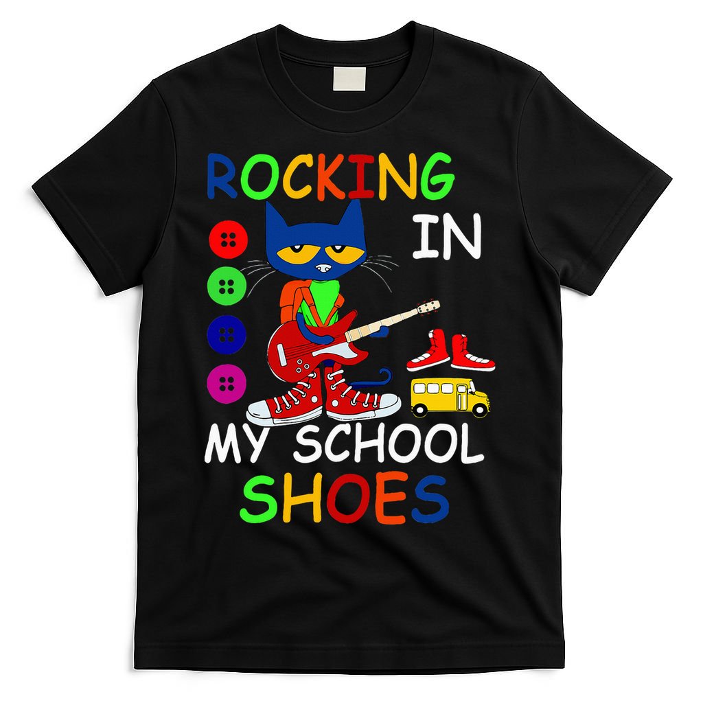 Cat Rocking In My School Shoes Back To School T-Shirt