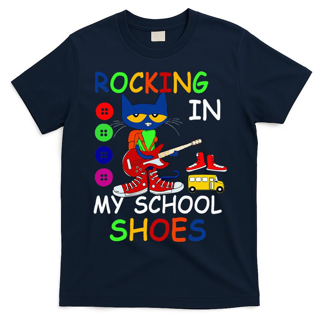 Cat Rocking In My School Shoes Back To School T-Shirt