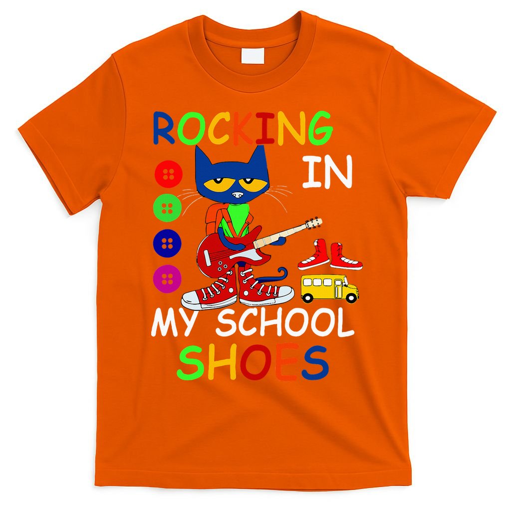 Cat Rocking In My School Shoes Back To School T-Shirt