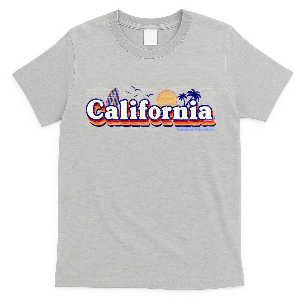 California Retro Summer Paradise T-Shirt