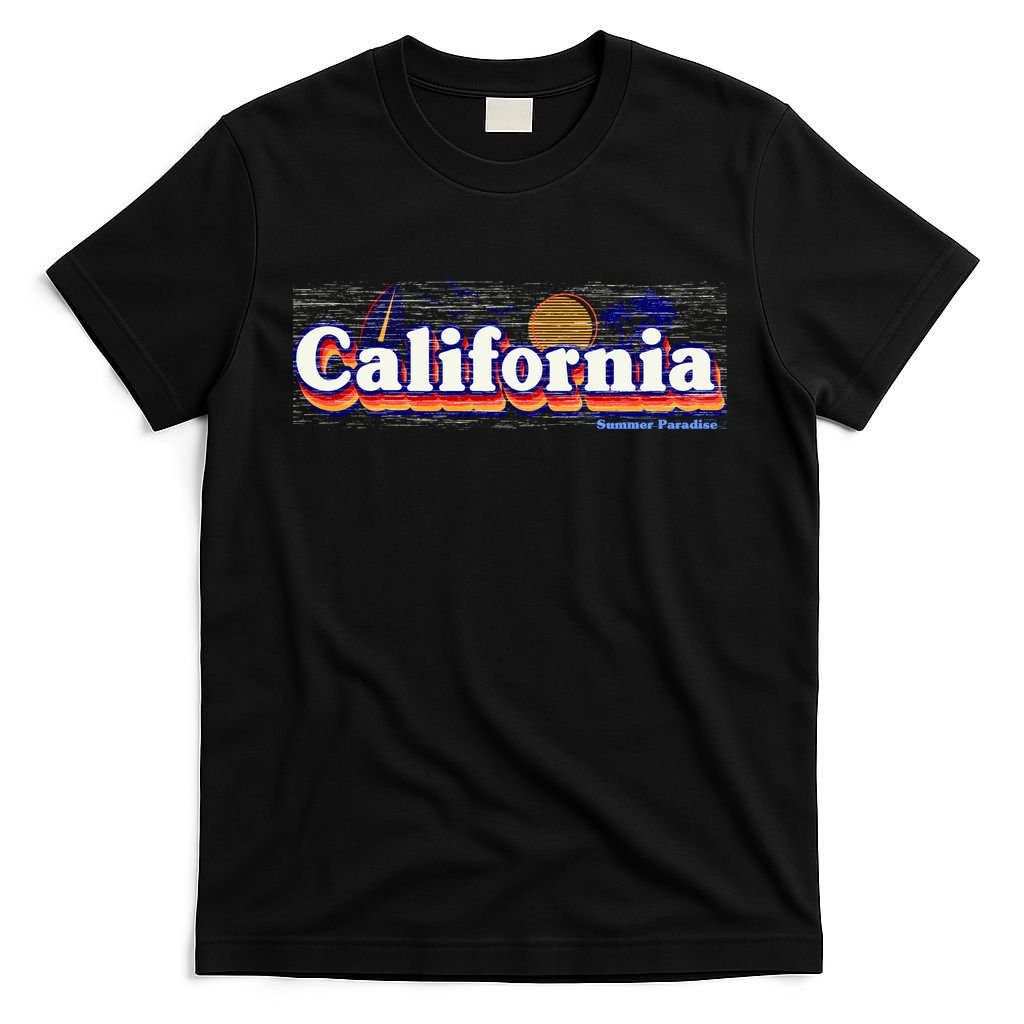 California Retro Summer Paradise T-Shirt
