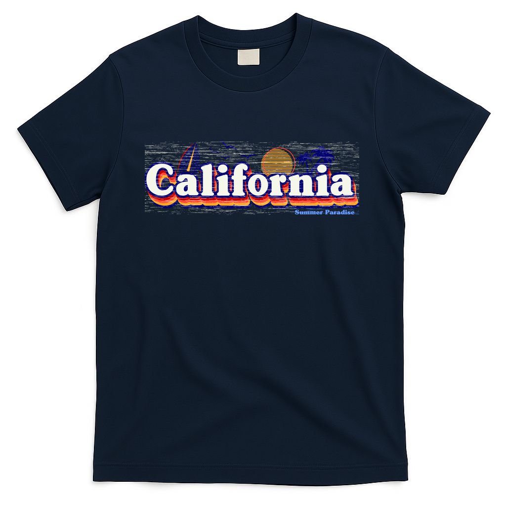 California Retro Summer Paradise T-Shirt