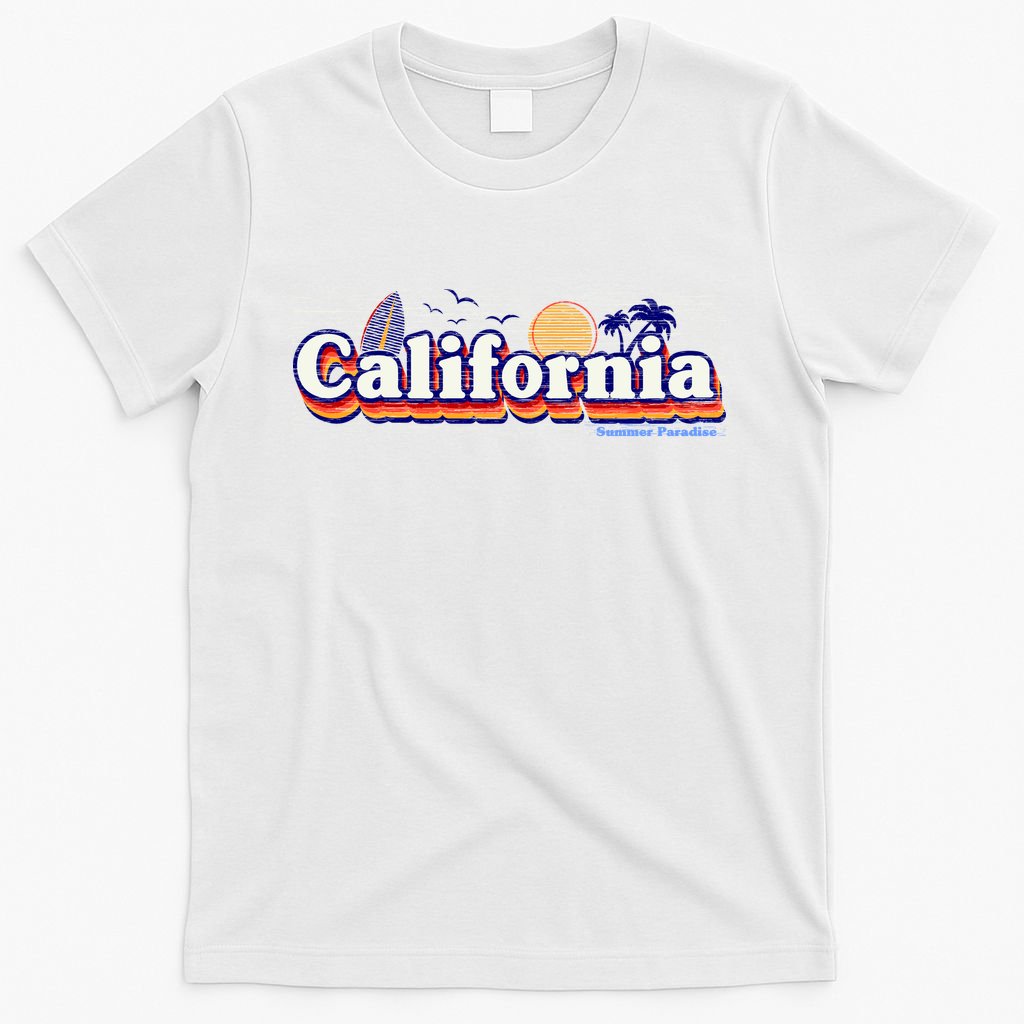 California Retro Summer Paradise T-Shirt