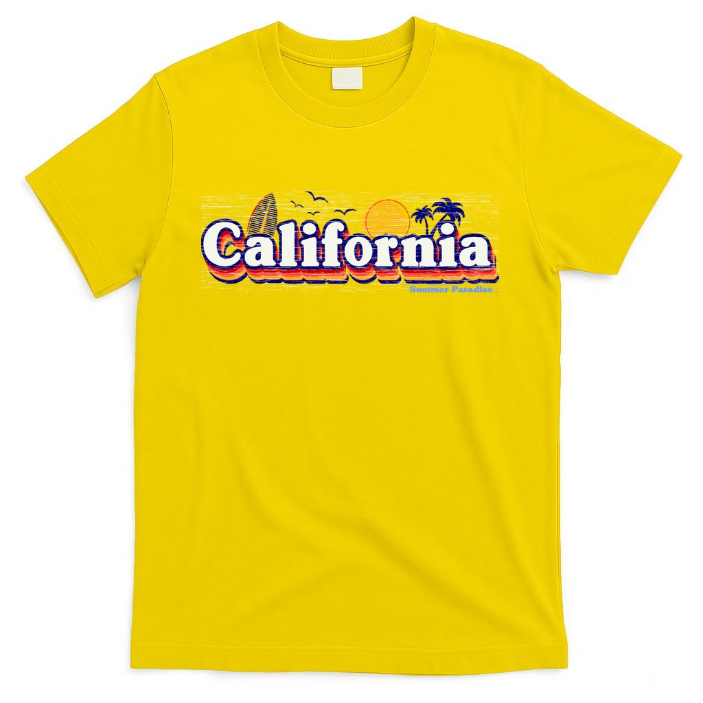 California Retro Summer Paradise T-Shirt