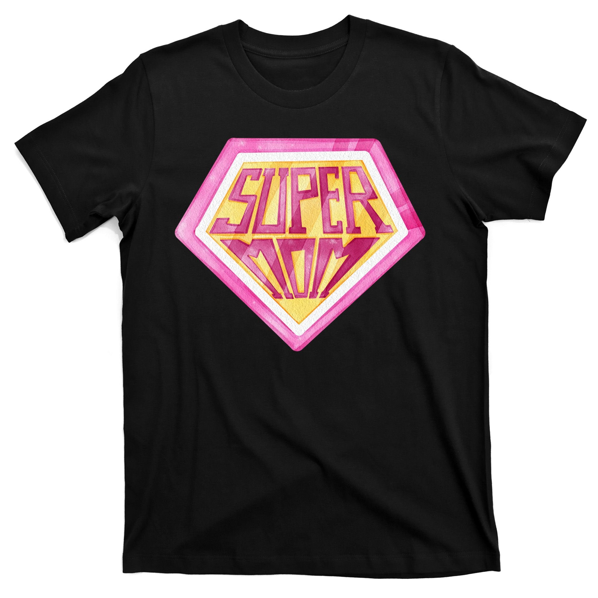 Cute Retro Super Mom Gift For Mother T-Shirt