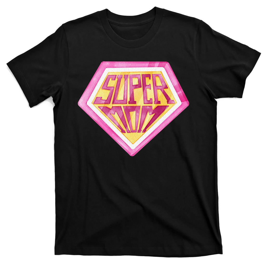 Cute Retro Super Mom Gift For Mother T-Shirt